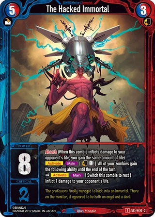 The Hacked Immortal (50) [ZWO1] - Zombie World Order TCG Single