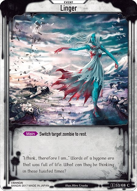 Linger (53) [ZWO1] - Zombie World Order TCG Single