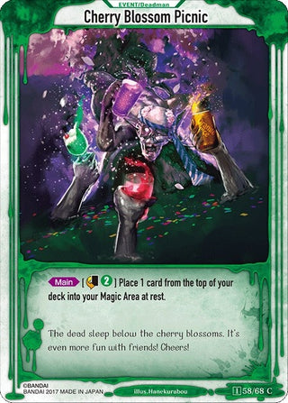 Cherry Blossom Picnic (58) [ZWO1] - Zombie World Order TCG Single