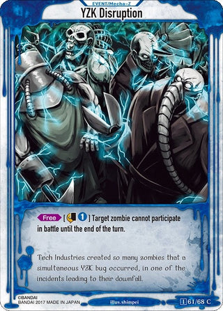 YZK Disruption (61) [ZWO1] - Zombie World Order TCG Single
