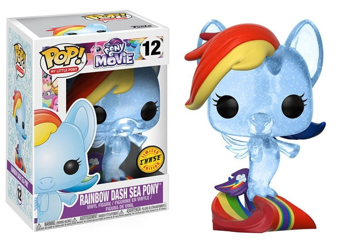 My Little Pony: The Movie: Rainbow Dash Sea Pony (Limited Edition Chase) (12) [POP!] - Funko Sealed
