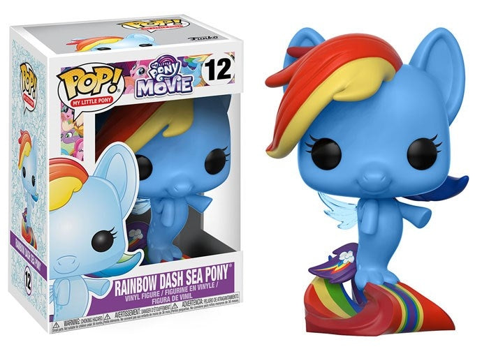 My Little Pony: The Movie: Rainbow Dash Sea Pony (12) [POP!] - Funko Sealed