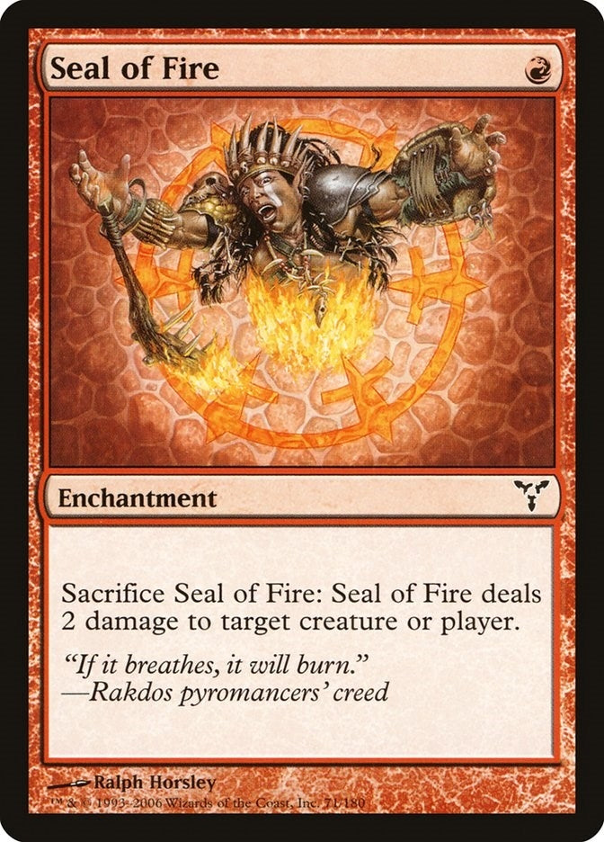 Seal of Fire (71) [DIS] - MTG Single