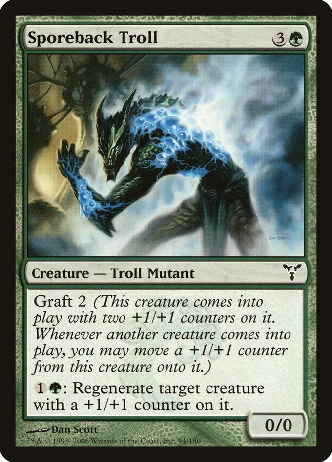 Sporeback Troll [DIS] - MTG Single