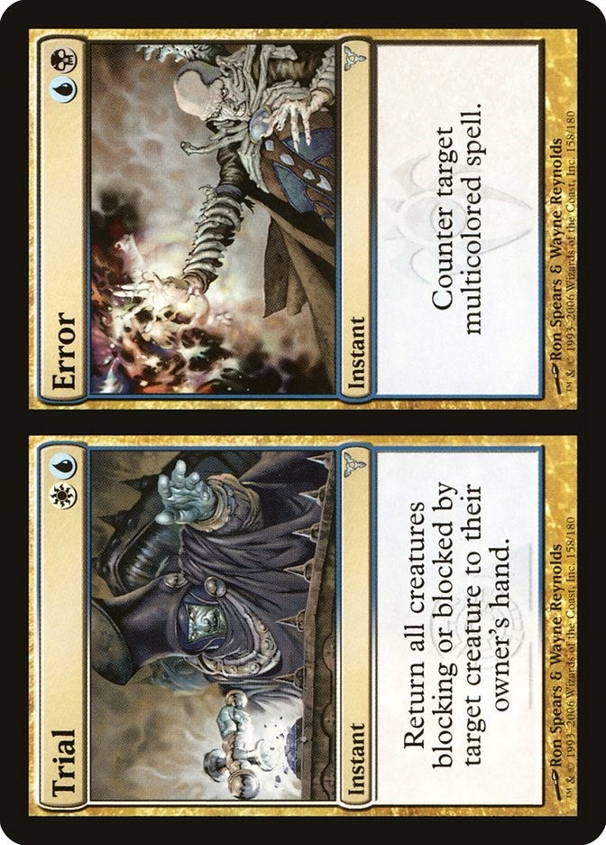 Trial // Error [DIS] - MTG Single