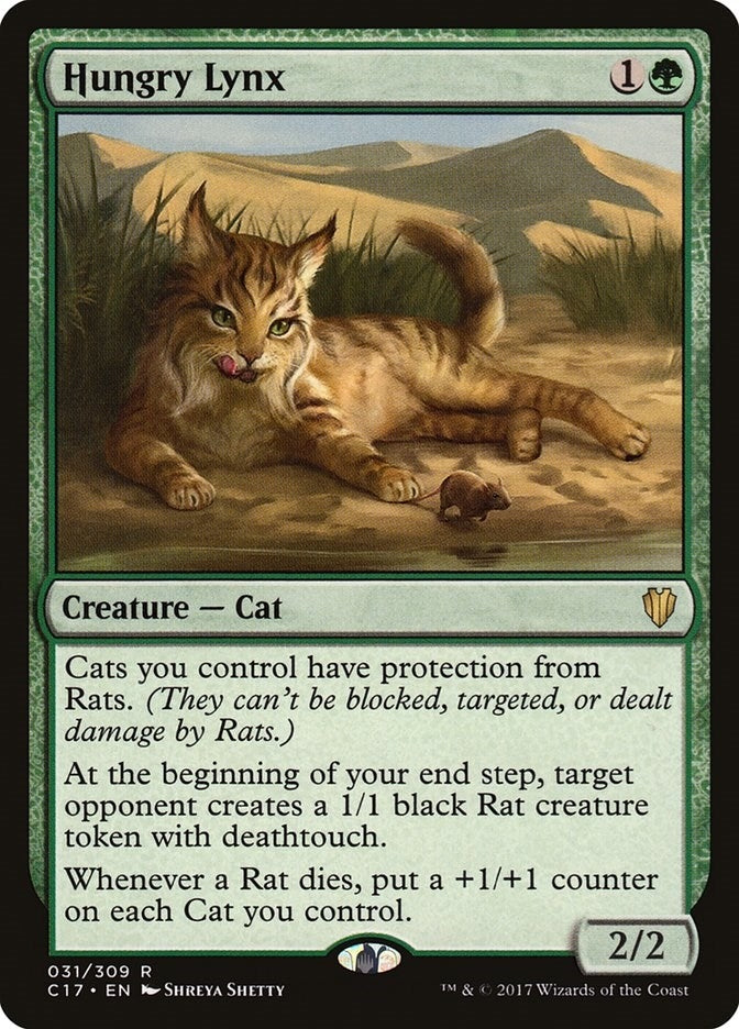 Hungry Lynx (31) [C17] - MTG Single