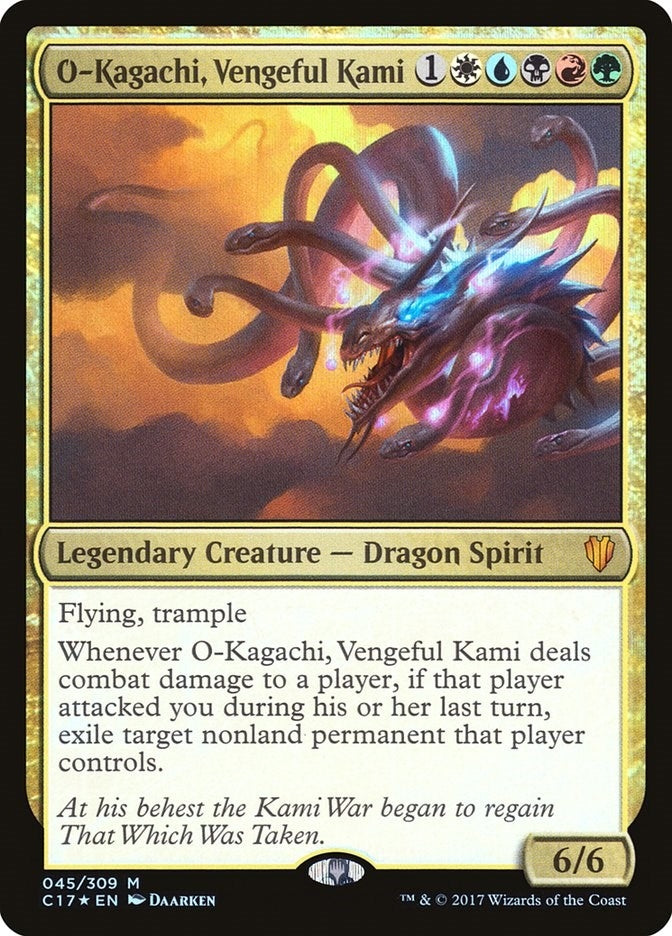 O-Kagachi Vengeful Kami (45) [C17] - MTG Single
