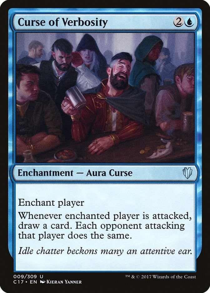 Curse of Verbosity (9) [C17] - MTG Single