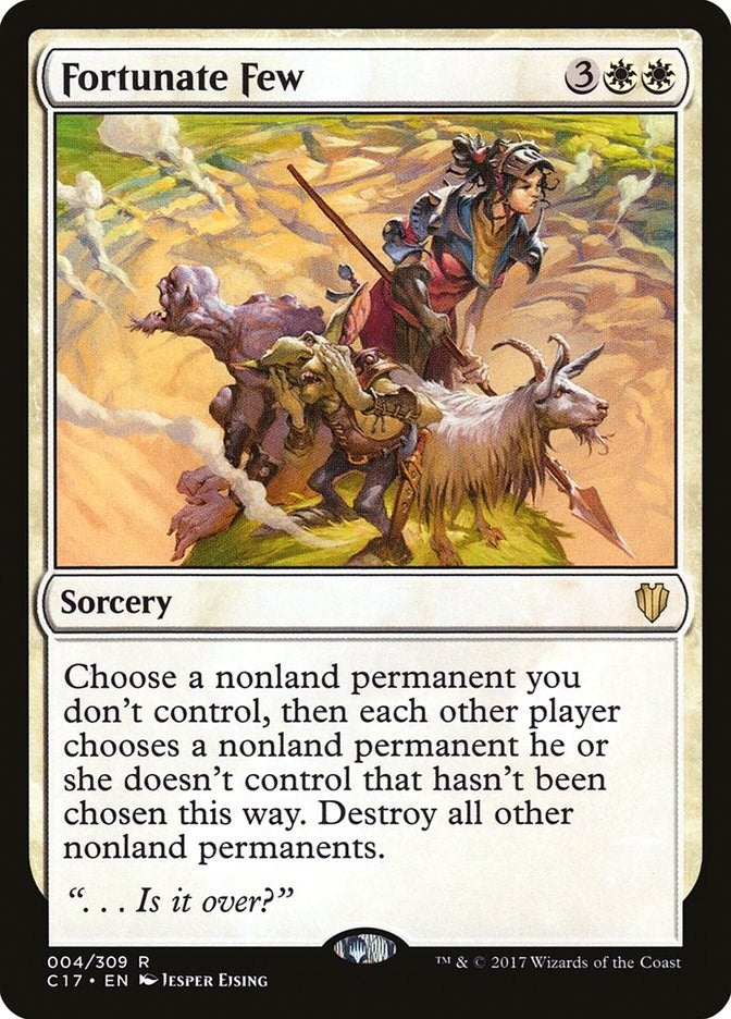 Fortunate Few (4) [C17] - MTG Single