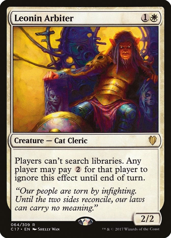 Leonin Arbiter (64) [C17] - MTG Single