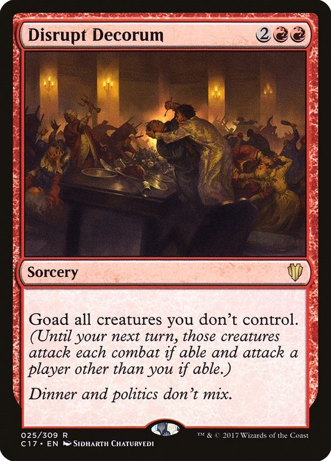 Disrupt Decorum (25) [C17] - MTG Single