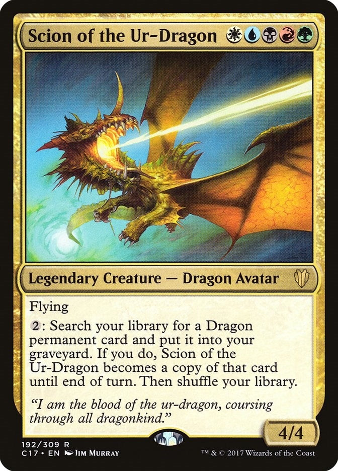 Scion of the Ur-Dragon (192) [C17] - MTG Single