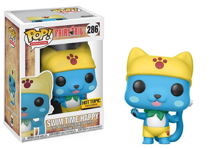 Fairy Tail: Swim Time Happy (Hot Topic Exclusive) (286) [POP!] - Funko Sealed