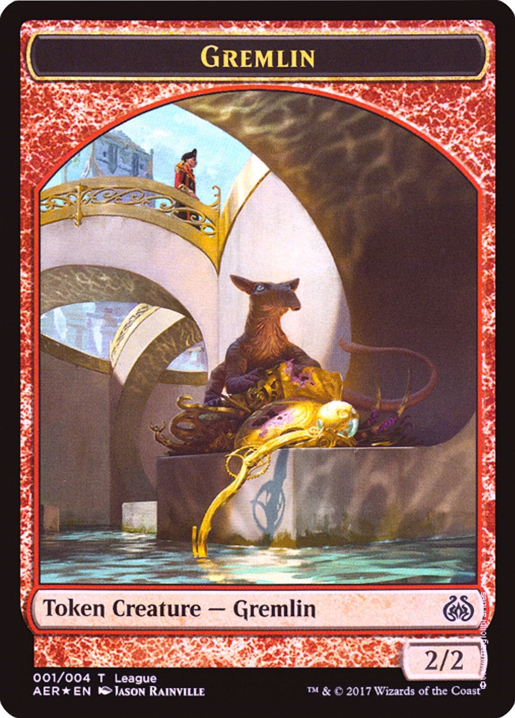 Gremlin // Energy Reserve Double-sided Token (0) [LEP] - MTG Single
