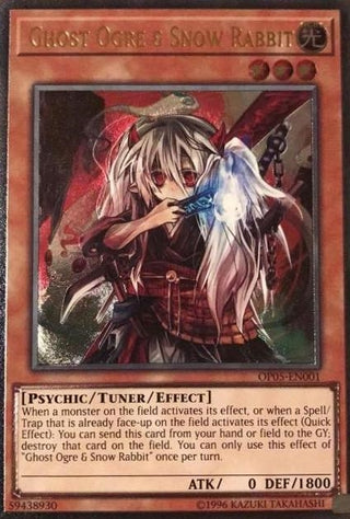 Ghost Ogre & Snow Rabbit (UTR) (5001) (OP05) - YuGiOh Single