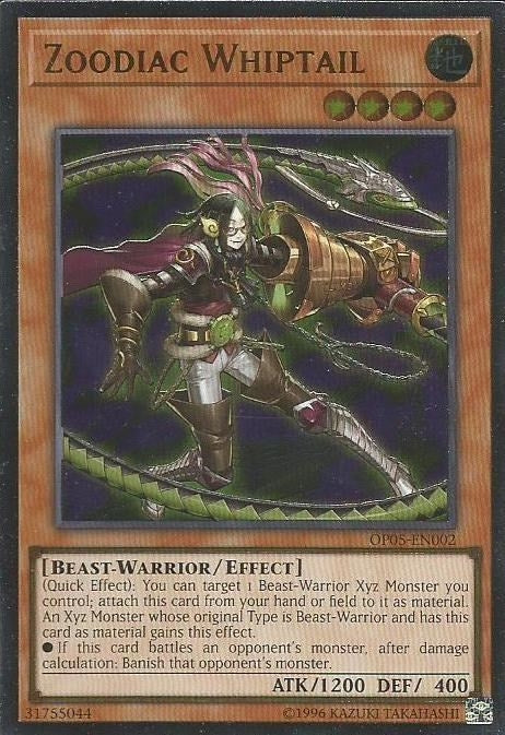 Zoodiac Whiptail (UTR) (5002) (OP05) - YuGiOh Single