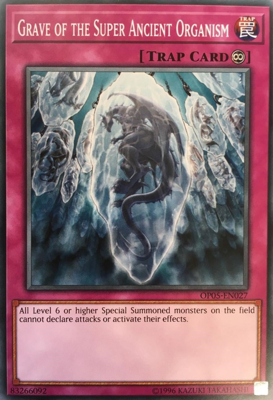 Grave of the Super Ancient Organism (5027) (OP05) - YuGiOh Single