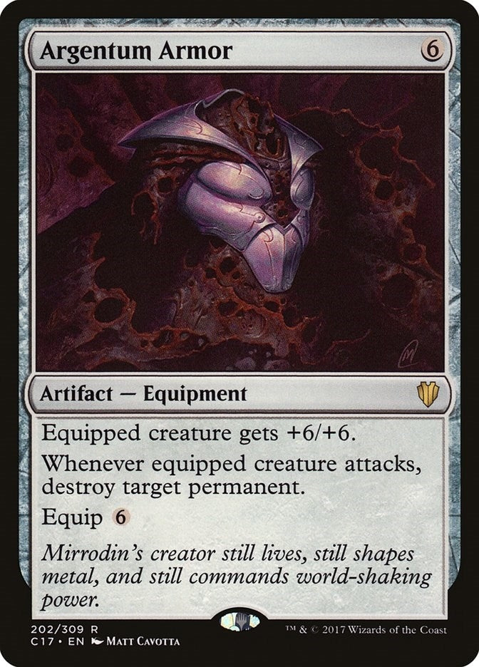 Argentum Armor (202) [C17] - MTG Single