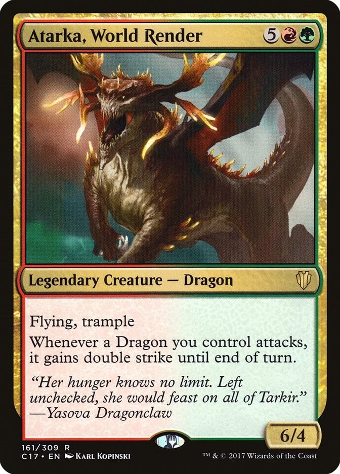 Atarka World Render (161) [C17] - MTG Single