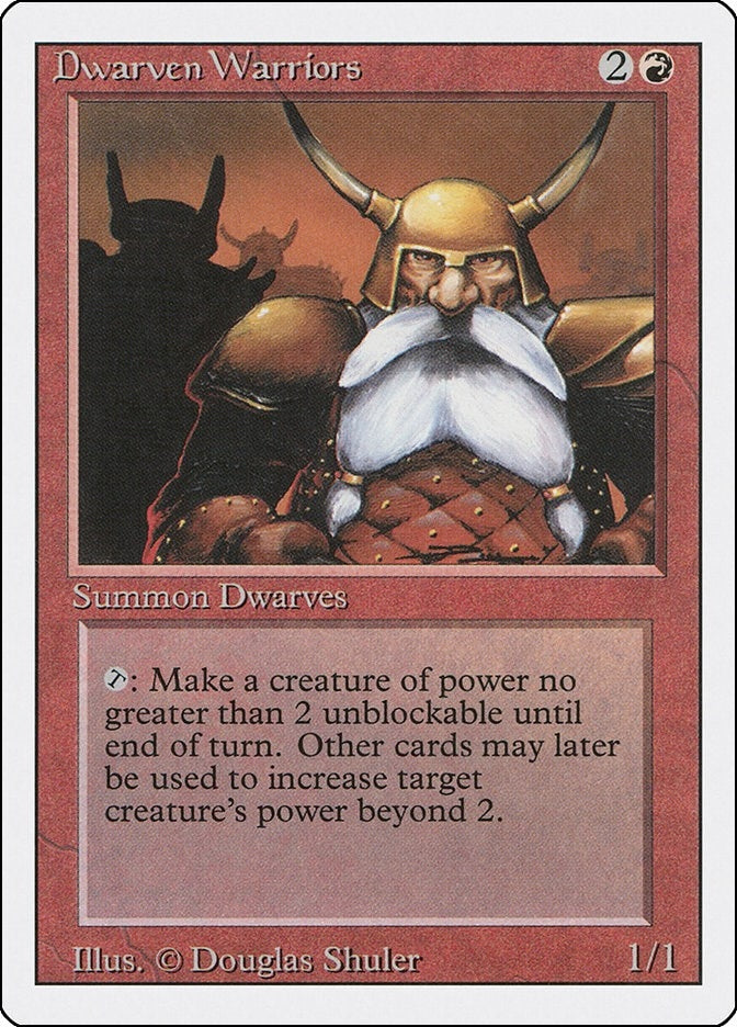 Dwarven Warriors [3ED] - MTG Single