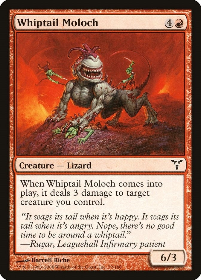 Whiptail Moloch [DIS] - MTG Single