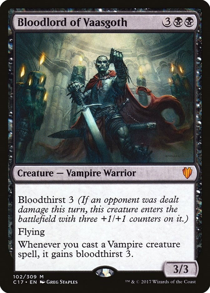 Bloodlord of Vaasgoth (102) [C17] - MTG Single
