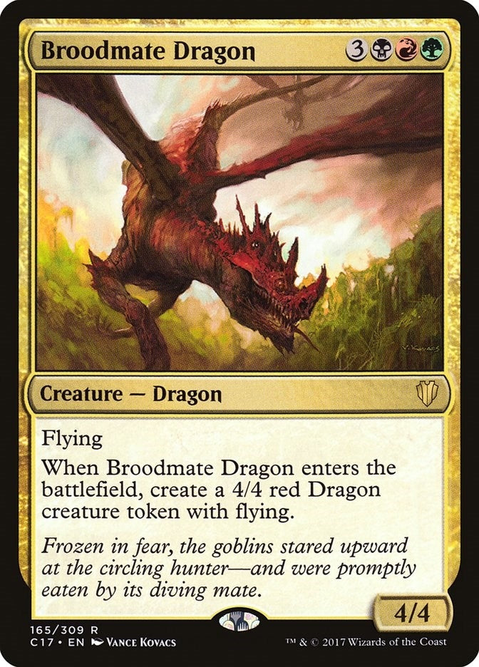 Broodmate Dragon (165) [C17] - MTG Single
