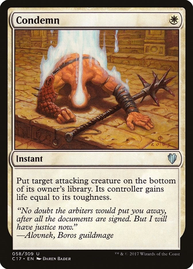 Condemn (58) [C17] - MTG Single