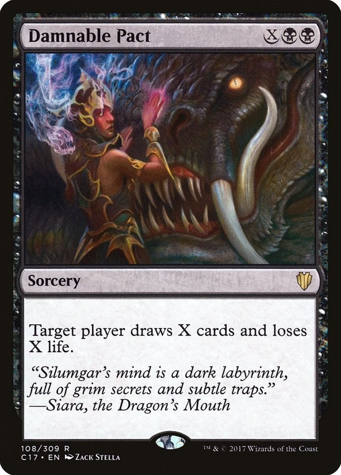 Damnable Pact (108) [C17] - MTG Single
