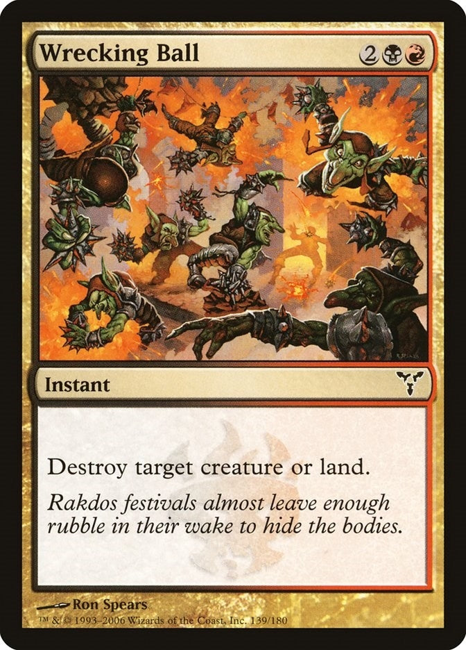 Wrecking Ball [DIS] - MTG Single