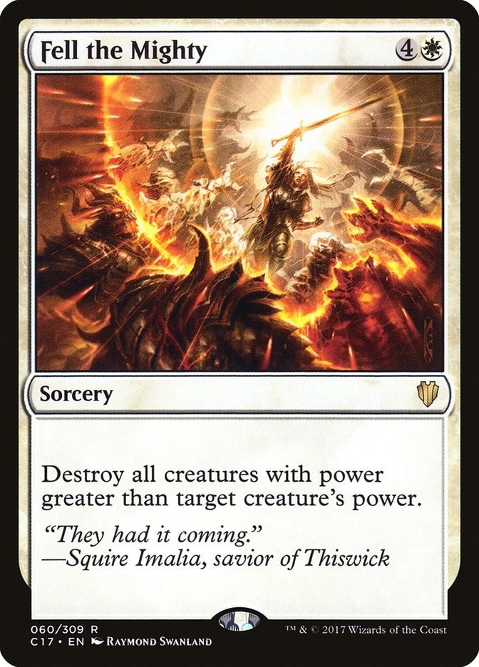 Fell the Mighty (60) [C17] - MTG Single