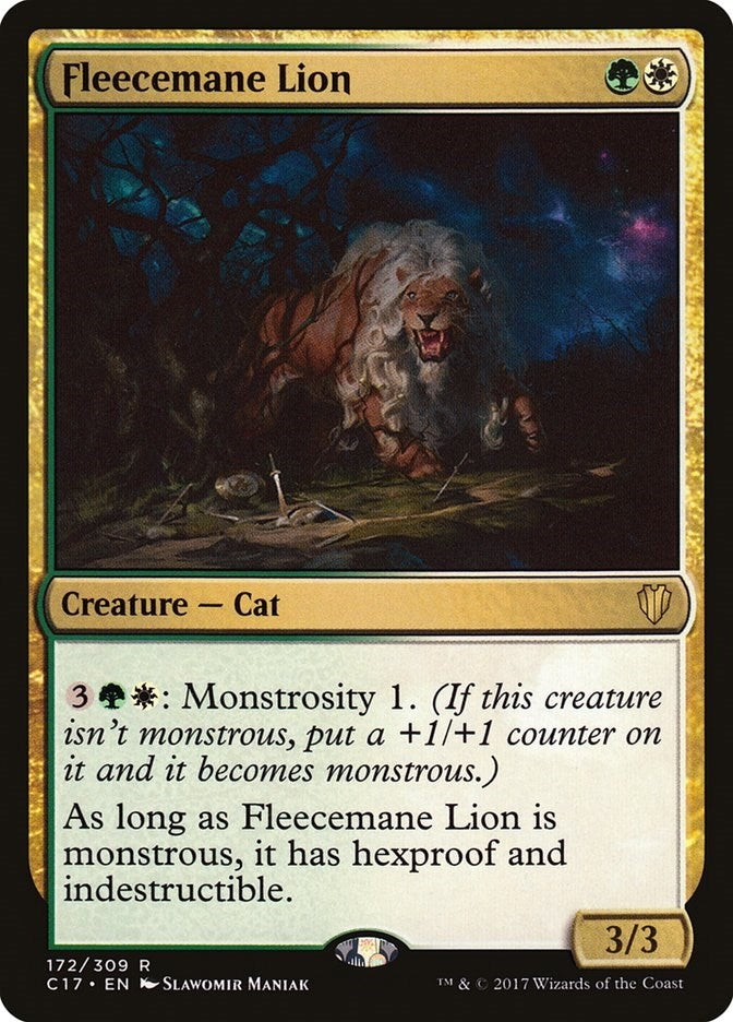 Fleecemane Lion (172) [C17] - MTG Single