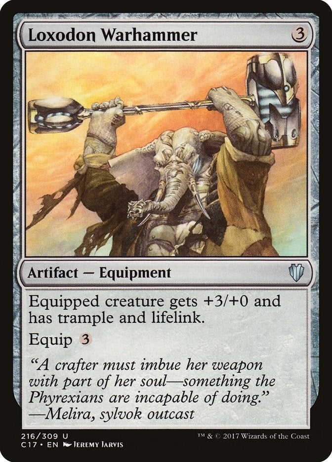 Loxodon Warhammer (216) [C17] - MTG Single