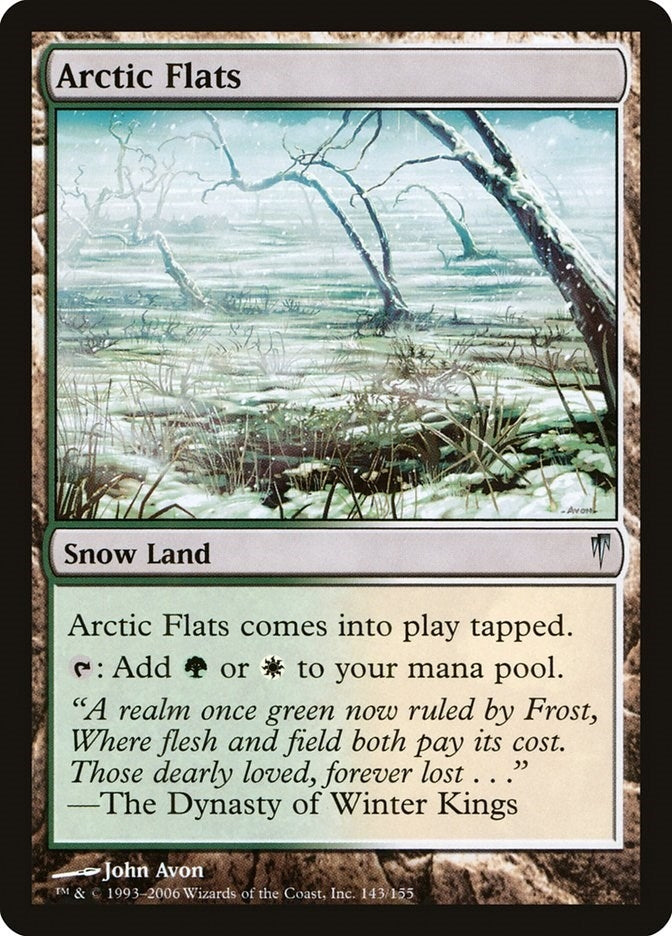 Arctic Flats (143) [CSP] - MTG Single