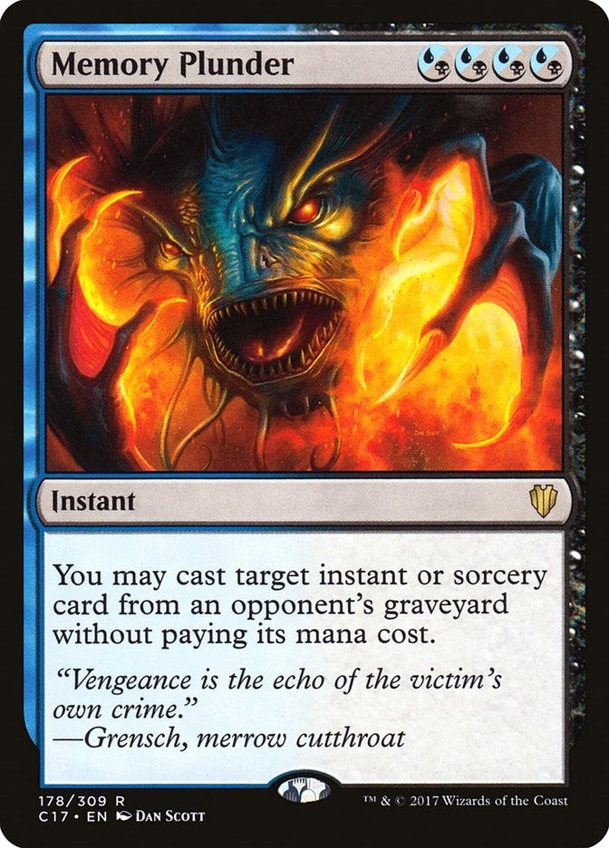 Memory Plunder (178) [C17] - MTG Single