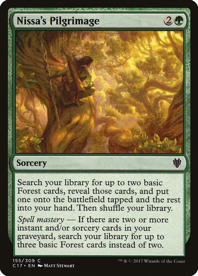 Nissa’s Pilgrimage (155) [C17] - MTG Single