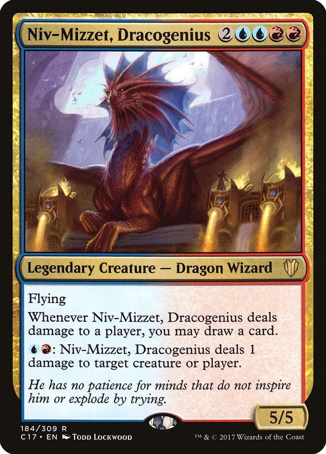 Niv-Mizzet Dracogenius (184) [C17] - MTG Single