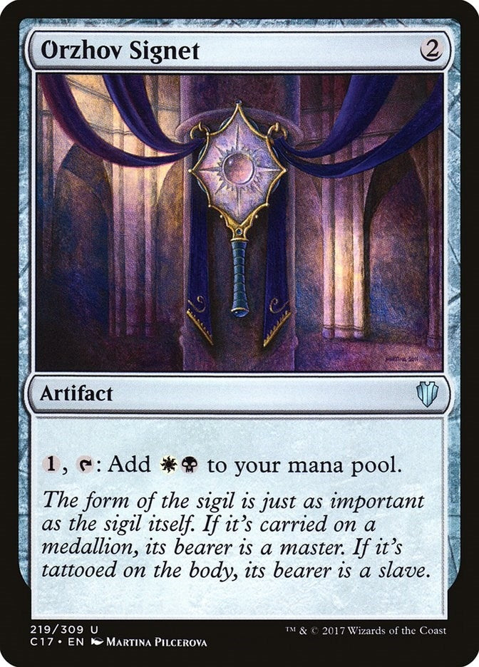Orzhov Signet (219) [C17] - MTG Single