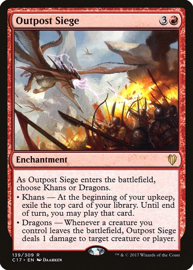 Outpost Siege (139) [C17] - MTG Single