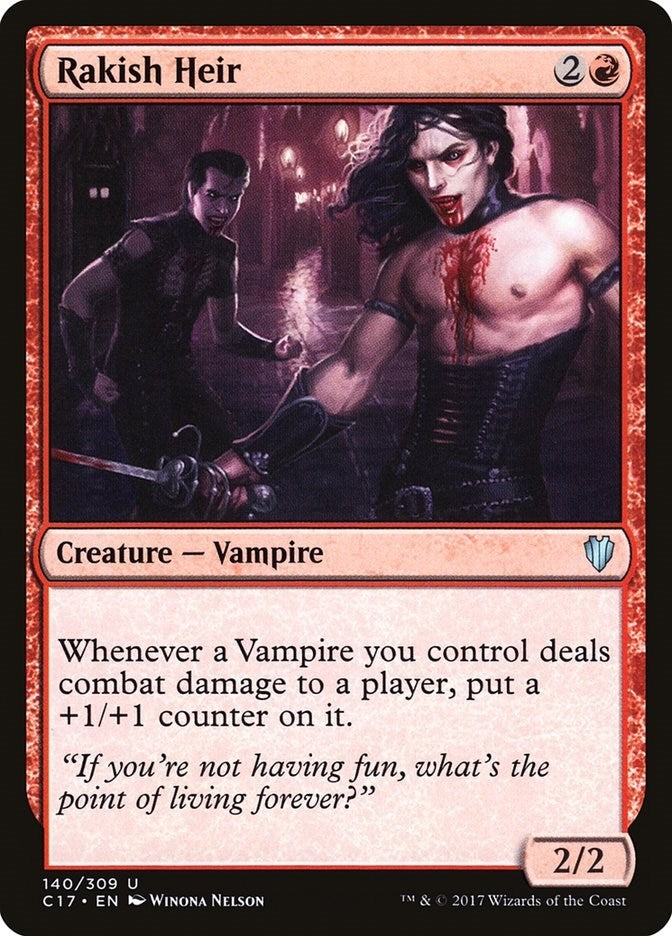 Rakish Heir (140) [C17] - MTG Single