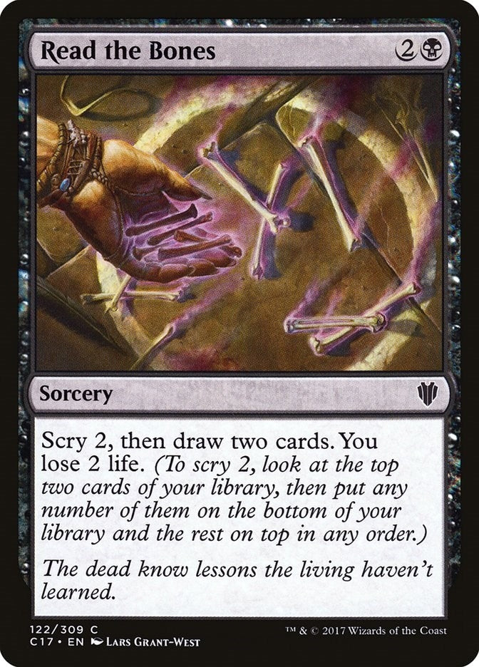 Read the Bones (122) [C17] - MTG Single