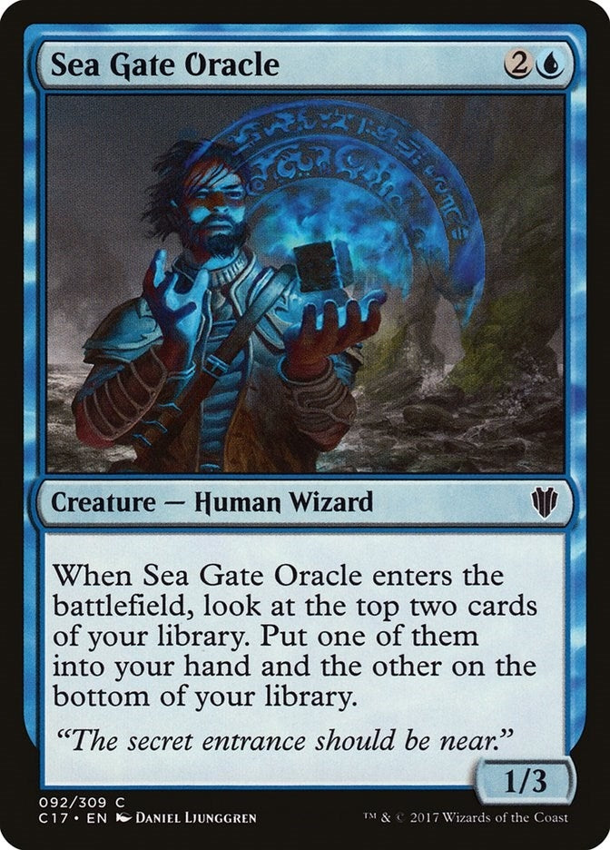 Sea Gate Oracle (92) [C17] - MTG Single