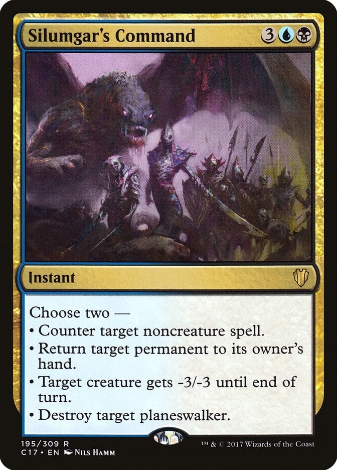 Silumgar’s Command (195) [C17] - MTG Single