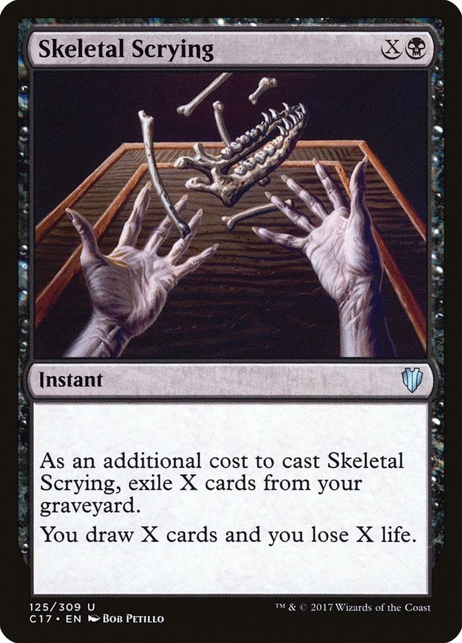 Skeletal Scrying (125) [C17] - MTG Single