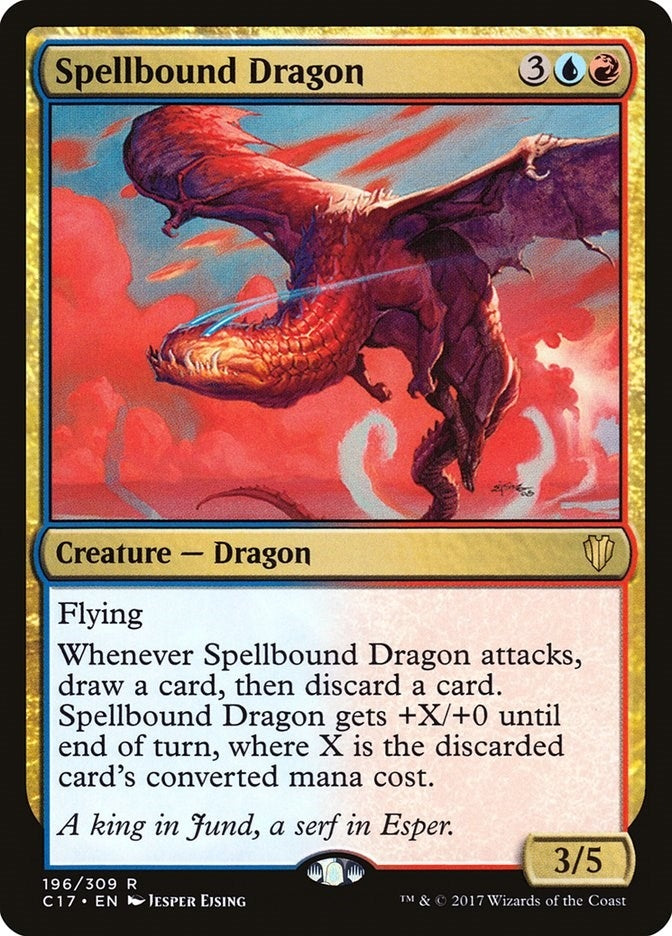 Spellbound Dragon (196) [C17] - MTG Single