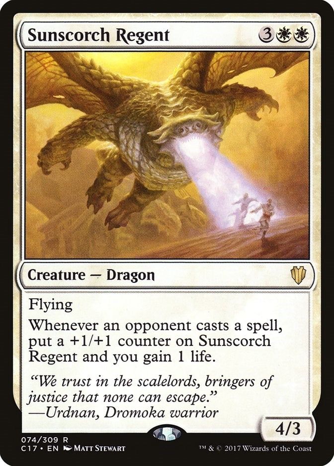 Sunscorch Regent (74) [C17] - MTG Single