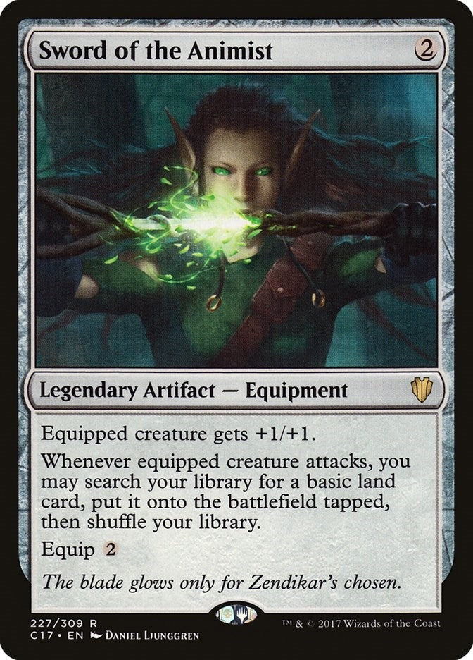 Sword of the Animist (227) [C17] - MTG Single