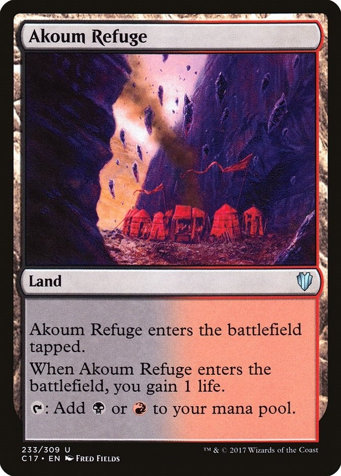 Akoum Refuge (233) [C17] - MTG Single