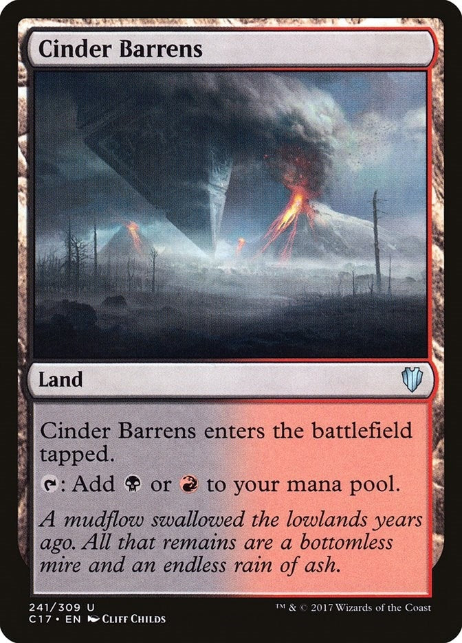 Cinder Barrens (241) [C17] - MTG Single