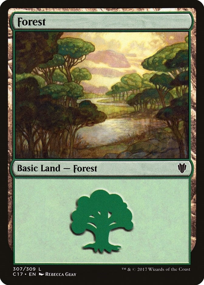 Forest (307) (307) [C17] - MTG Single